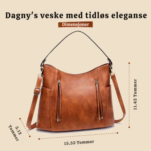 Dagny's tidløse eleganse | Vintage lærveske