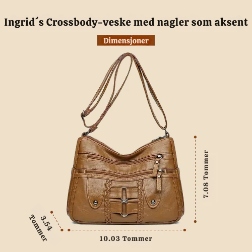 Ingrid´s Nitaraccents Crossbody | Tyverisikker Crossbody-veske