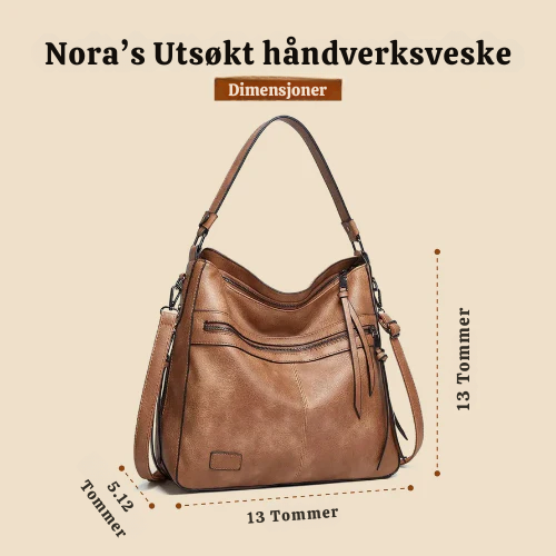 Nora’s utsøkte håndverk | Luksuriøs skinnveske