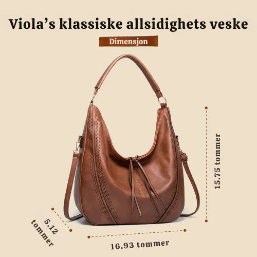 Viola’s klassiske allsidighet | Vintage lærveske